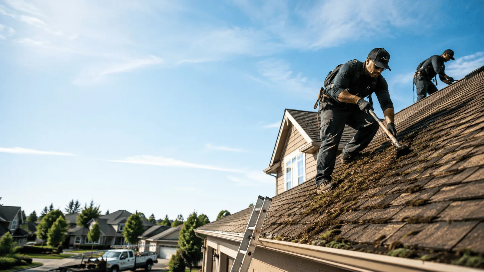 Roof Moss Removal in Hermitage, TN near me